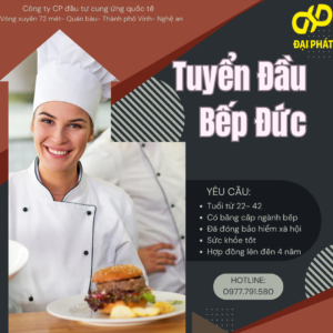 Tuyển đầu Bếp đức 2